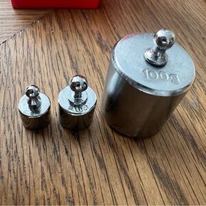 Calibration Weights Set 100g 10g 5g for Physical Laboratory, Medical, Dental